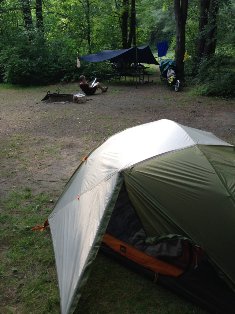 First Night Camping at Letchworth State Park