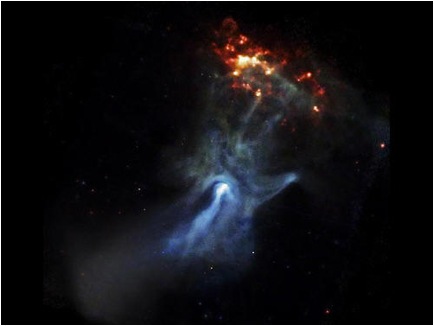 The Hand of God as an example of pareidolia.